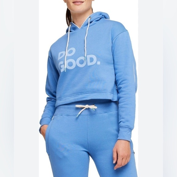 Cotopaxi Do Good Crop Hooded Sweatshirt, Size Large (v) - Picture 1 of 12